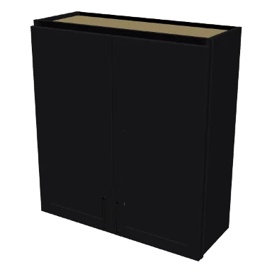 W3336 cabinet in Shaker Black