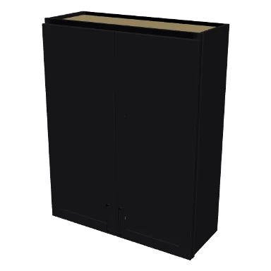 W3342 cabinet in Shaker Black
