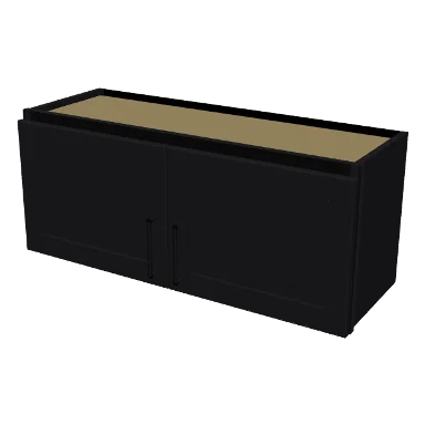 W3615 cabinet in Shaker Black