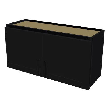 W3618 cabinet in Shaker Black