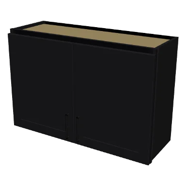 W3624 cabinet in Shaker Black