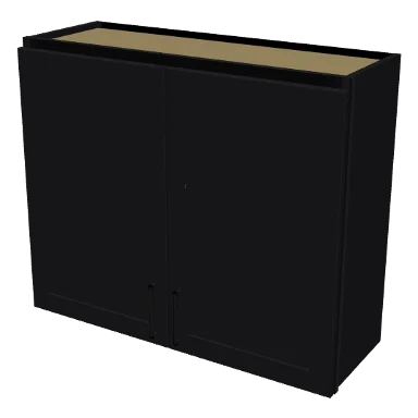 W3630 cabinet in Shaker Black