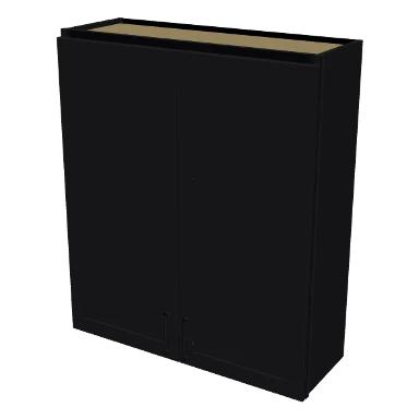 W3642 cabinet in Shaker Black