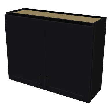 W3930 cabinet in Shaker Black