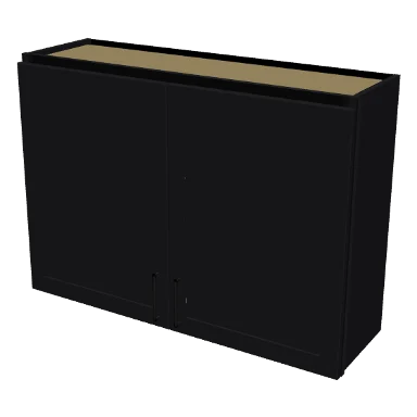 W4230 cabinet in Shaker Black
