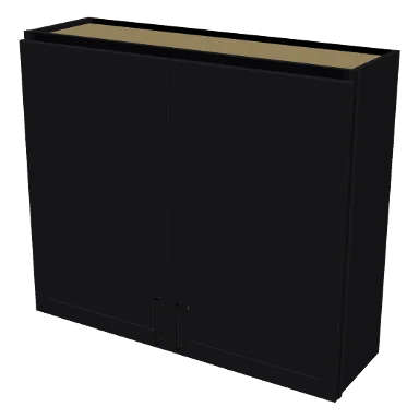 W4236 cabinet in Shaker Black