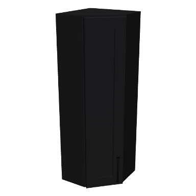 WAE1236 cabinet in Shaker Black