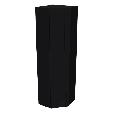 WAE1242 cabinet in Shaker Black