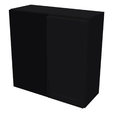 WBC3030 cabinet in Shaker Black
