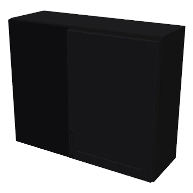 WBC3630 cabinet in Shaker Black