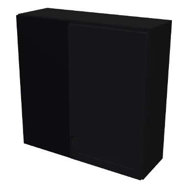 WBC3636 cabinet in Shaker Black