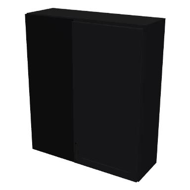 WBC3642 cabinet in Shaker Black