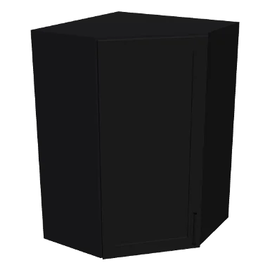 WDC2436 cabinet in Shaker Black
