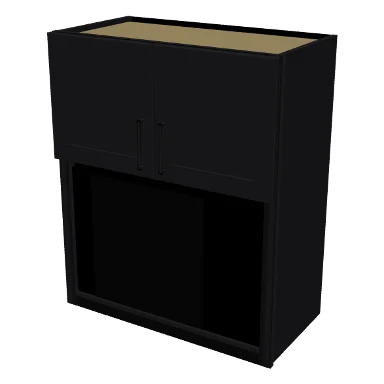 WMO3036 cabinet in Shaker Black