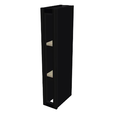 WOES0636 cabinet in Shaker Black