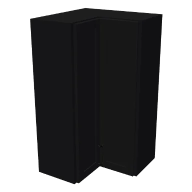 WPC2442 cabinet in Shaker Black