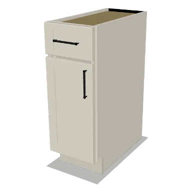 B12 cabinet in Shaker Soft White