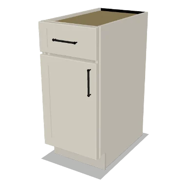 B15 cabinet in Shaker Soft White