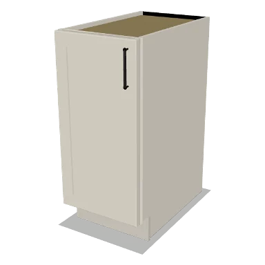 B15FH cabinet in Shaker Soft White