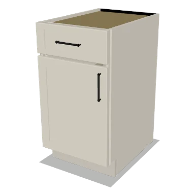 B18 cabinet in Shaker Soft White