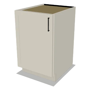 B21FH cabinet in Shaker Soft White