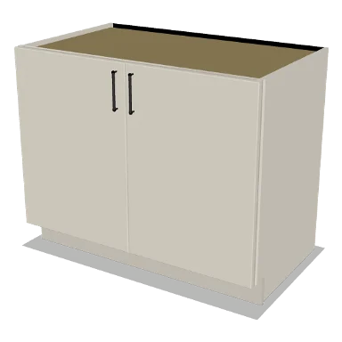 B42FH cabinet in Shaker Soft White
