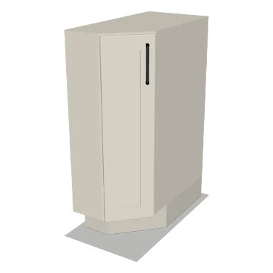 BAE12R cabinet in Shaker Soft White