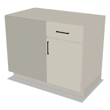 BBC45/48-42 cabinet in Shaker Soft White