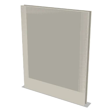 BEDP cabinet in Shaker Soft White