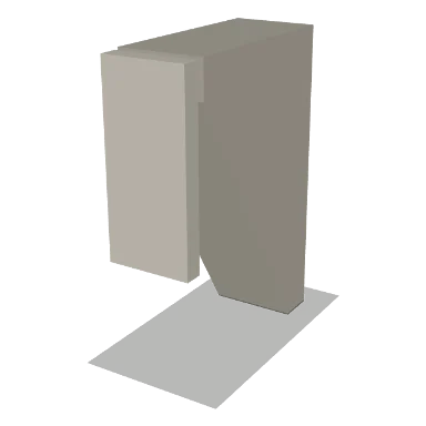MCB cabinet in Shaker Soft White