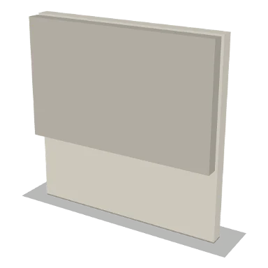 SPAINT cabinet in Shaker Soft White