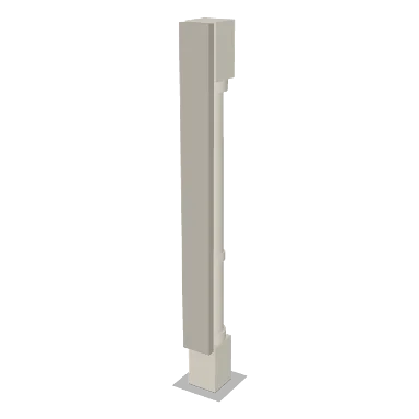 SQDL cabinet in Shaker Soft White