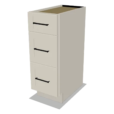 VDB12 cabinet in Shaker Soft White