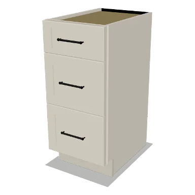 VDB15 cabinet in Shaker Soft White