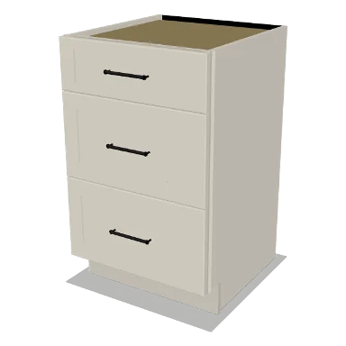 VDB21 cabinet in Shaker Soft White