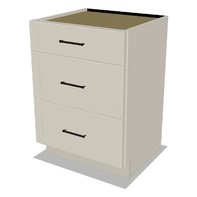 VDB24 cabinet in Shaker Soft White