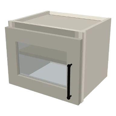 W1512GD cabinet in Shaker Soft White