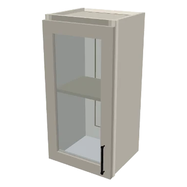 W1530GD cabinet in Shaker Soft White