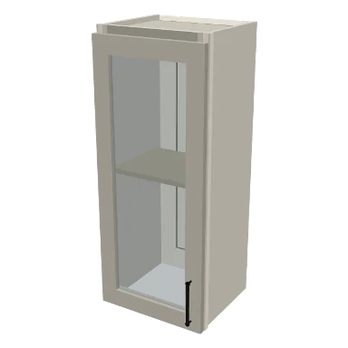 W1536GD cabinet in Shaker Soft White