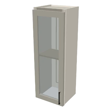 W1542GD cabinet in Shaker Soft White