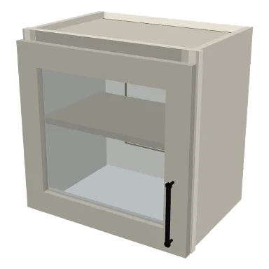 W1818GD cabinet in Shaker Soft White