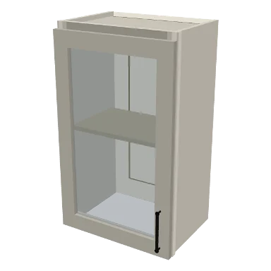 W1830GD cabinet in Shaker Soft White