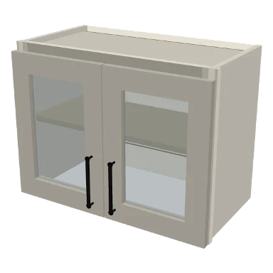 W2418GD cabinet in Shaker Soft White