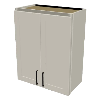 W2430 cabinet in Shaker Soft White