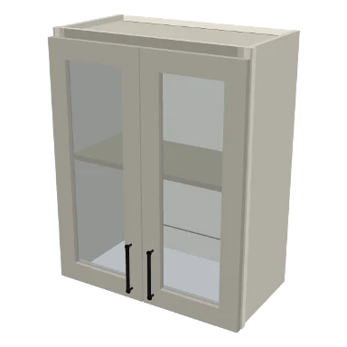 W2430GD cabinet in Shaker Soft White