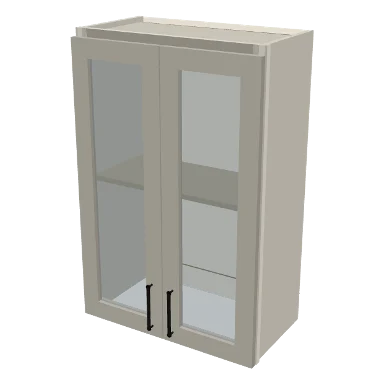 W2436GD cabinet in Shaker Soft White