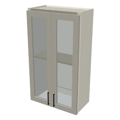W2442GD cabinet in Shaker Soft White