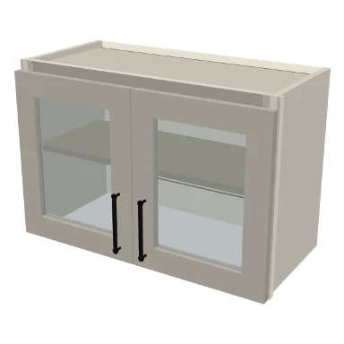 W2718GD cabinet in Shaker Soft White