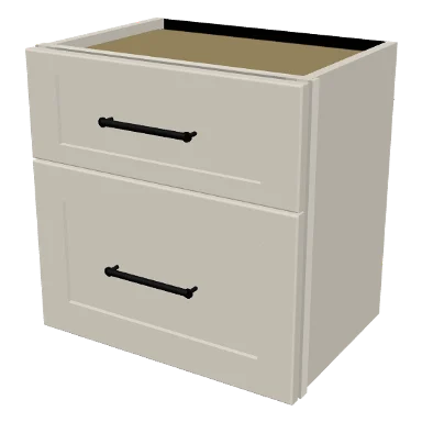 W2D1818 cabinet in Shaker Soft White