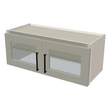 W3012GD cabinet in Shaker Soft White
